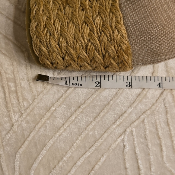 Chaps Taupe Wedge Sandals - Picture 9 of 13